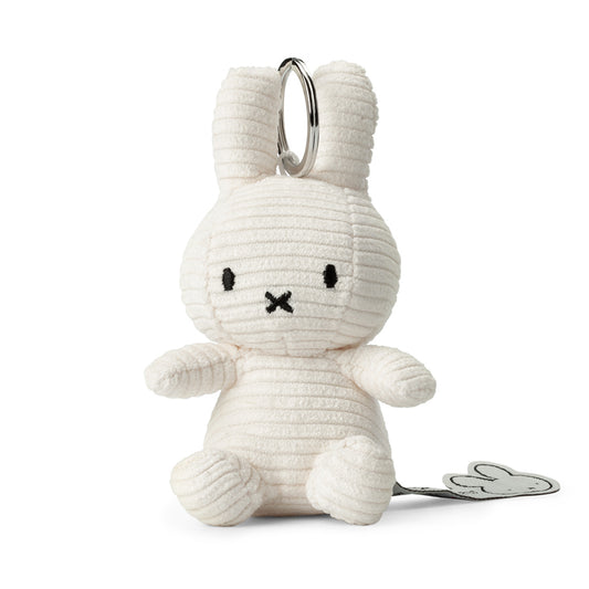 Miffy Keychain ECO Corduroy Offwhite 10cm