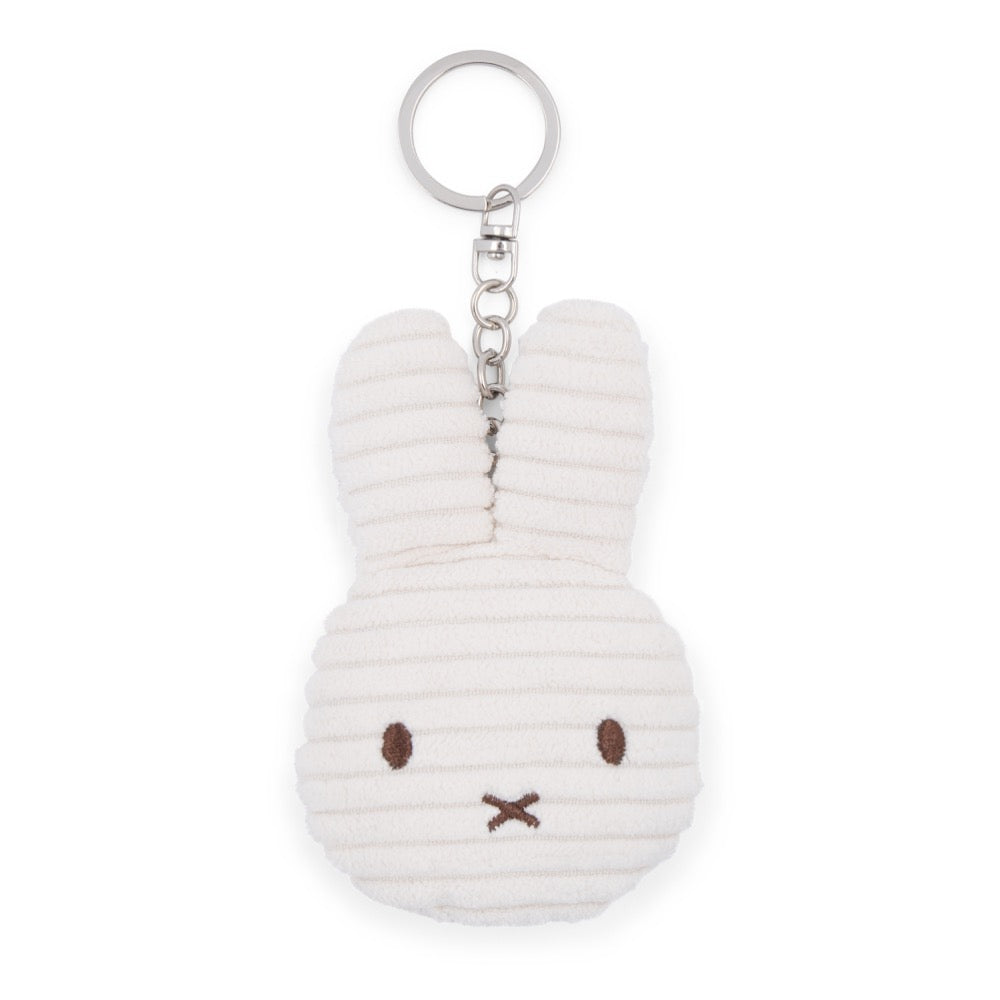 Miffy Flat Keychain ECO Corduroy Offwhite 10cm