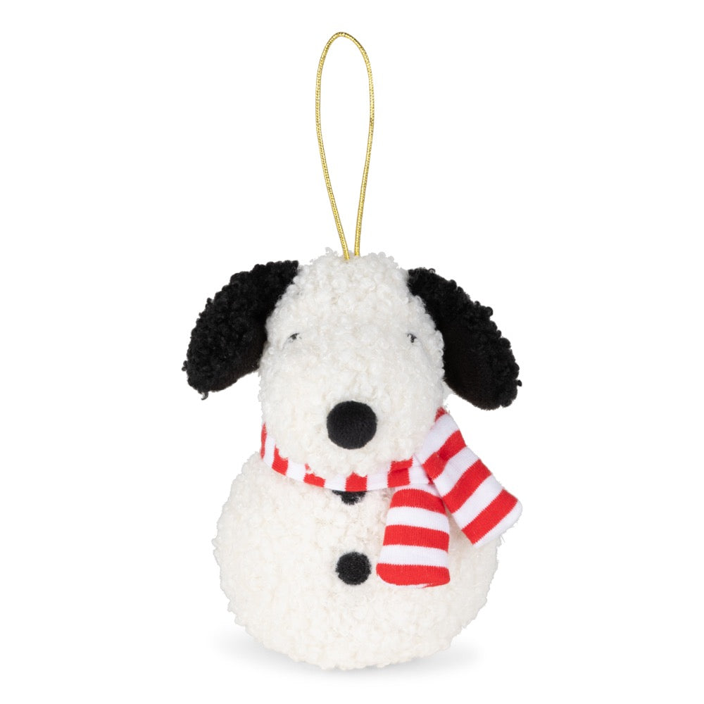 Peanuts Snoopy ECO Tiny Teddy Cream Snowman 10cm