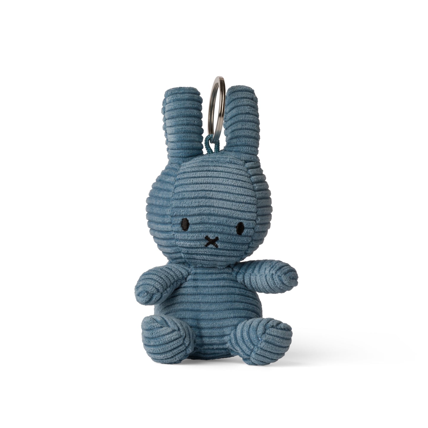 Miffy Keychain ECO Corduroy Aviator Blue 10cm