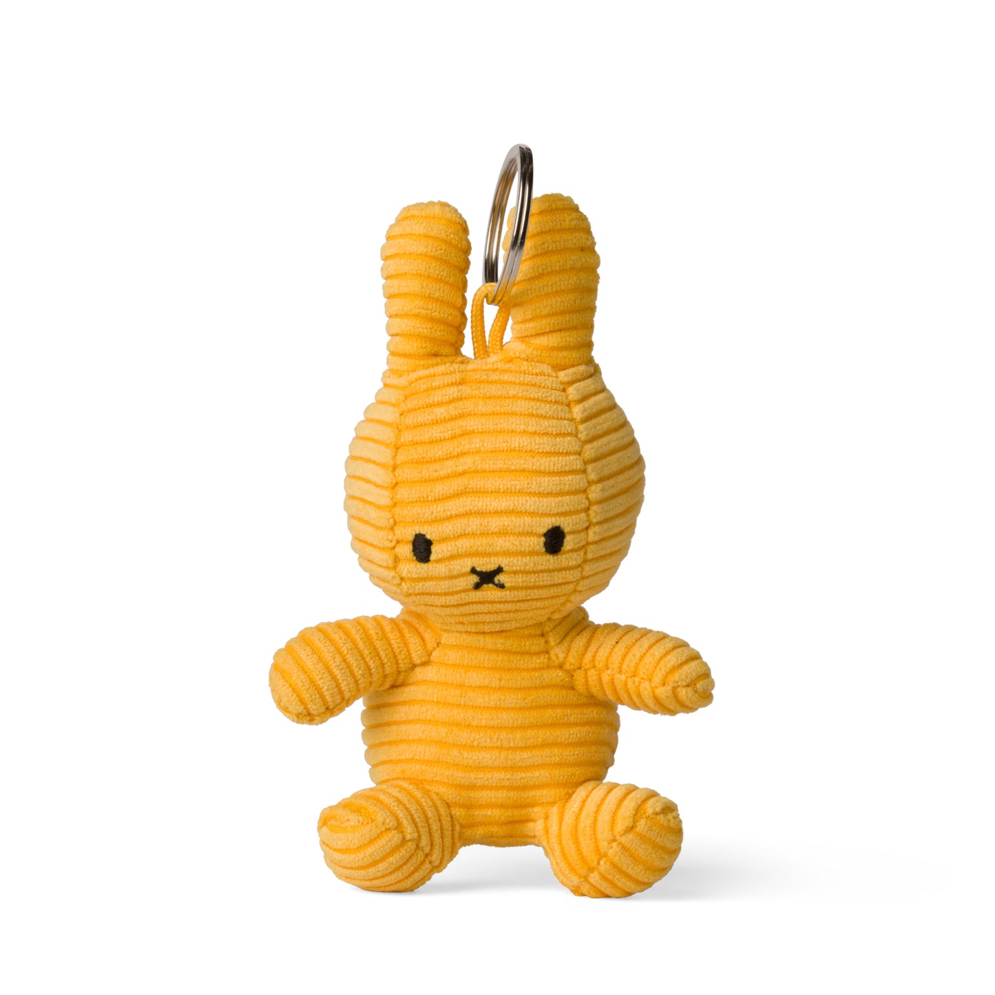 Miffy Keychain ECO Corduroy Yellow 10cm